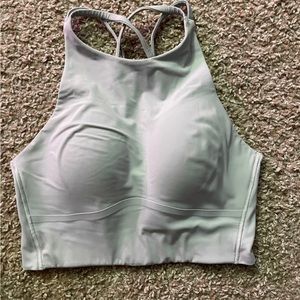 lululemon athletica Light Gray Crop Top